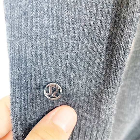 Lululemon | Serenity Sweater Wrap Dress Gray - Picture 7 of 8